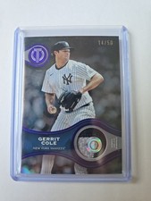 2025 Topps Tribute - Stamp of Approval Relics Gerrit Cole #SOA-GC Purple /50