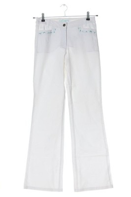LE COMTE Straight-Leg Jeans Damen Jeans Gr. DE 36 weiß Casual-Look
