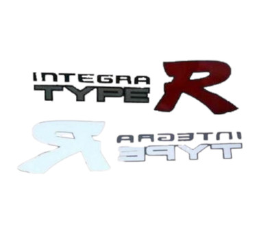 HONDA OEM Original INTEGRA TYPE-R DC2 1997-2001 Seitenaufkleber Silber Rechts...