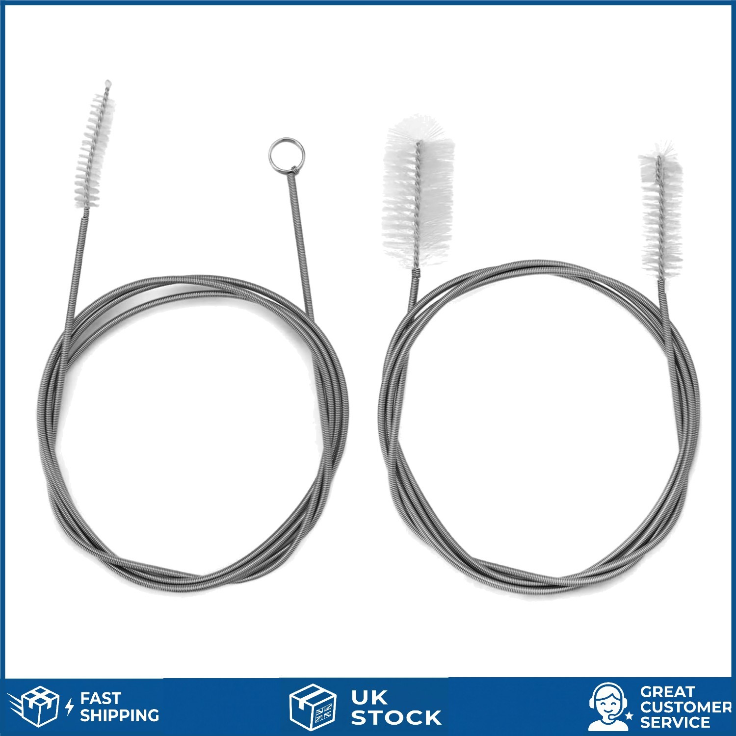 Multifunctional 2Pcs Pipe Cleaner Brush for Easy Kitchen & Home Maintenance