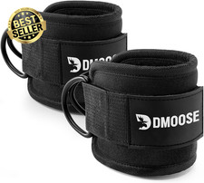 Dmoose Ankle Straps Cable Machines for Kickbacks, Glute Workouts, Leg Extensions