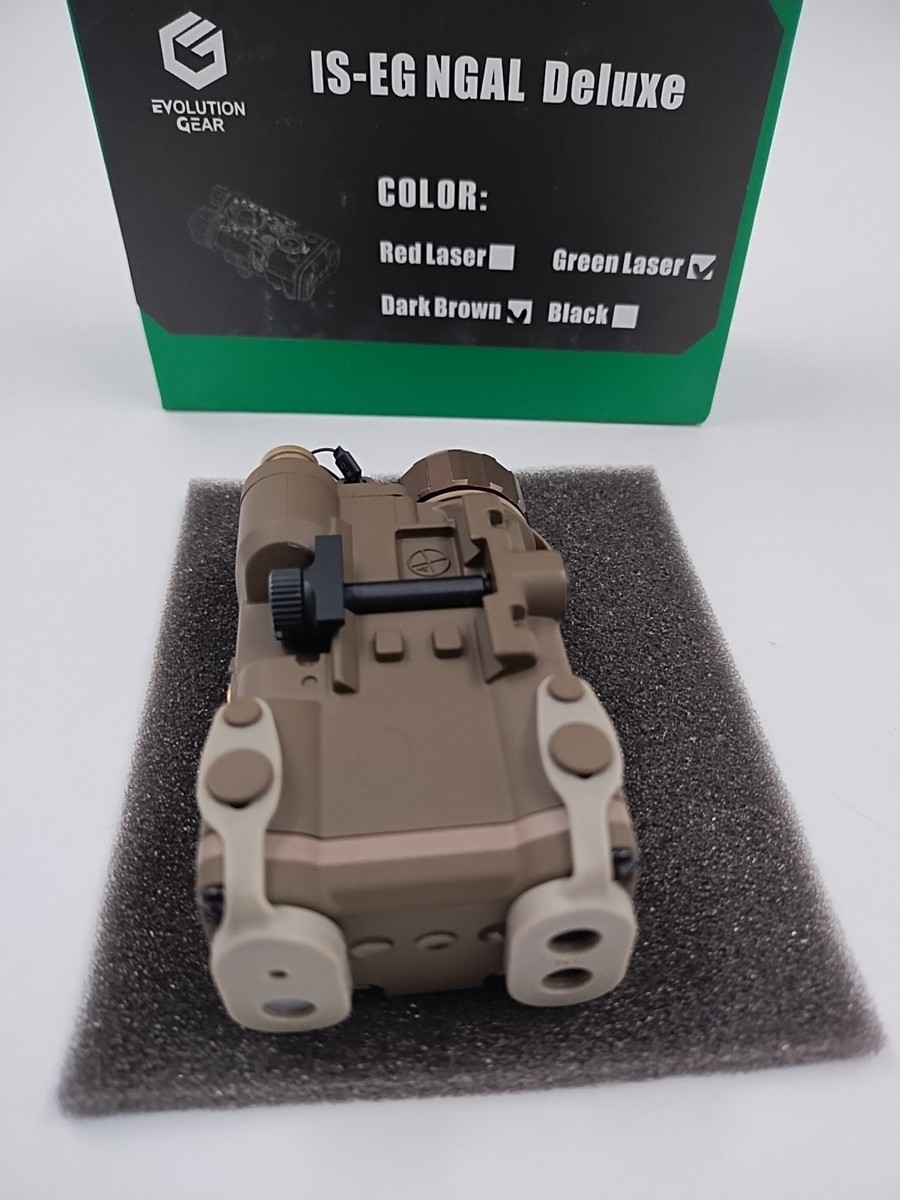 IS-EG NGAL Deluxe ダークブラウン グリーンレーザー SPECPRECISION IS-EG NGAL Laser Sight Hold zero 5.56CAL New In-stock