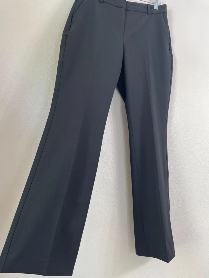 Express Mujer 10 Editor Bota Tiro Medio Negro Vestido Pantalones Carrera Negocios Trabajo Foto 2 de 4