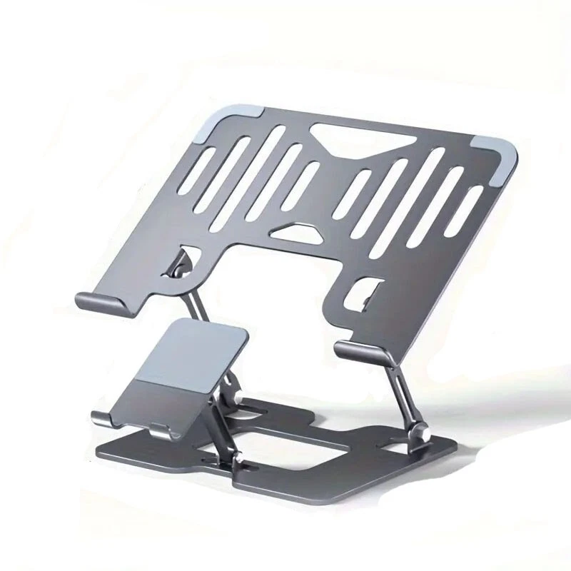 2 In 1 Metal Laptop Holder Phone Stand Laptop Stand Steel Laptop Riser - Image 2 of 4