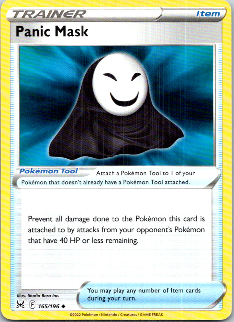 Panic Mask 165/196 Pokemon TCG SWSH11: Lost Origin Uncommon LP
