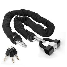 Heavy Duty Motorcycle Chain Lock 0.4In/10mm x 10 Ft with 17mm Thick Anti-Theft