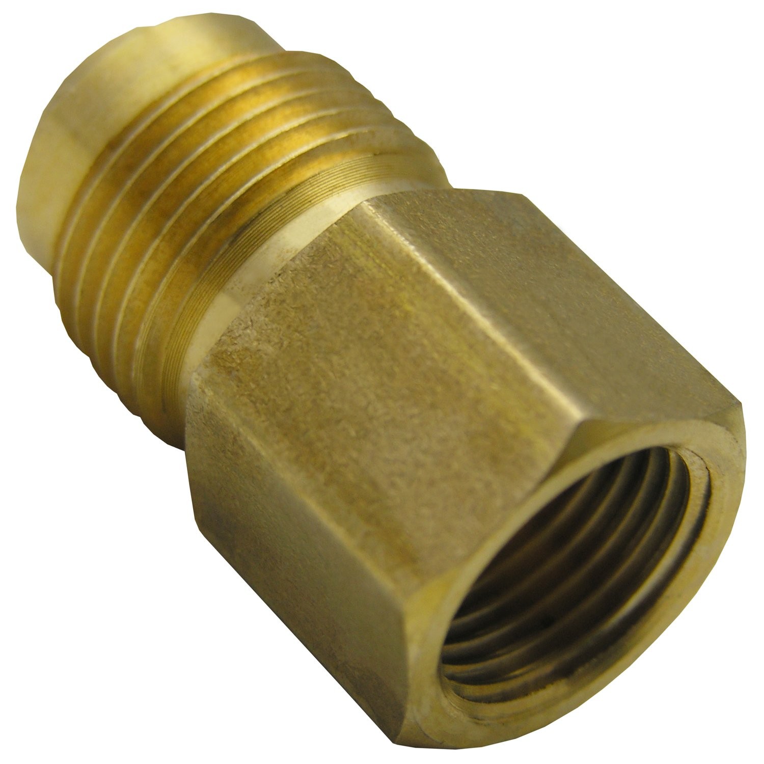 Brass 3 8 Inch Female Flare x 1 2 Inch Male Flare Adapter for Fuel Oil Gas