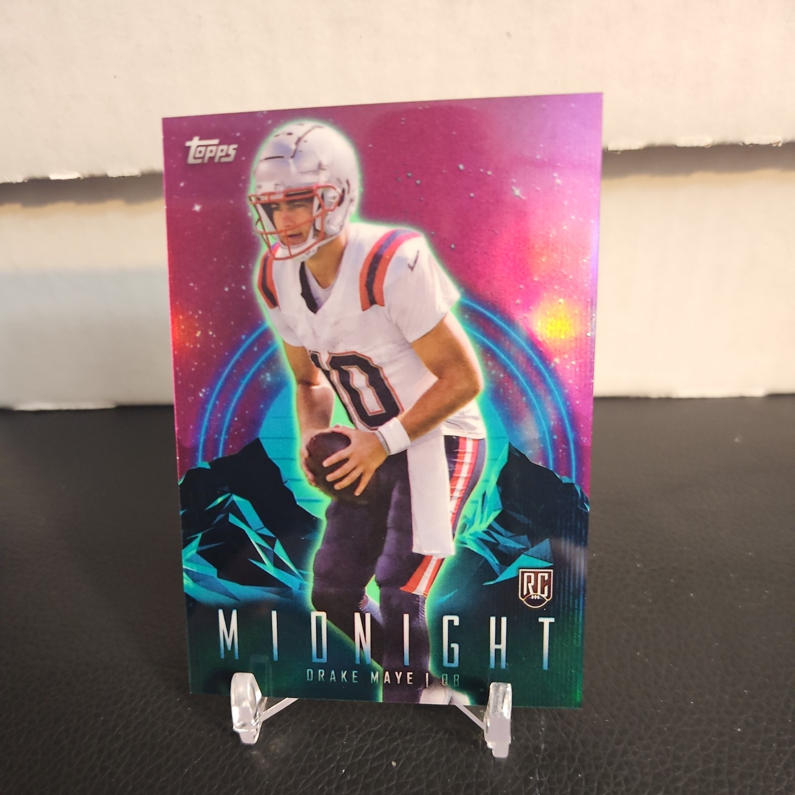 2024 Topps Midnight Drake Maye RC Zodiac Rookie #62 New England Patriots