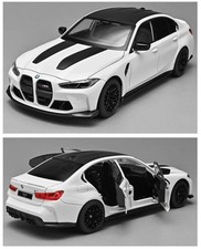 1:24 BMW M3 G80 Coupe Alloy Diecast Metal Sports Car Model Sound Light Toy