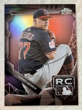 Parker Messick 2026 Topps Chrome Black Rookie Design Rose Gold /10 #52 Guardians