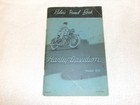 Vintage 1950's Harley Davidson Rider's Hand Book Model KH 99464 55 Owners Manual