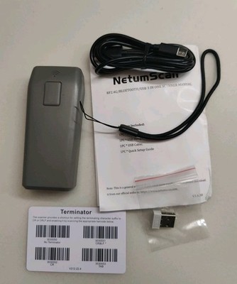 NetumScan NSZ Mini Wireless Bluetooth Barcode QR Scanner 1D 2D 