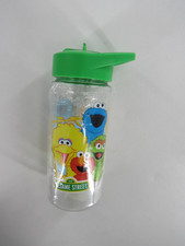 Sesame Street Sip Bottle w/Carry Straw Sip Bottles 16 oz Sippy Cup NEW