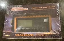 NOAA Solar Crank CR1009 Emergency Weather Alert Radio W / AM/FM/SW Broadcast