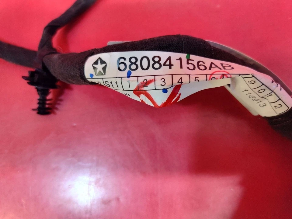 Chrysler 300 2011 2012 arnés de cableado de puerta del conductor trasero izquierdo completo Foto 3 de 4