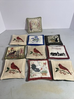 Alice's Home & Cottage Spiced Mug Mats Set Of 10  Herbs 