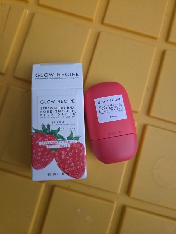 Glow Recipe Strawberry BHA Pore-Smooth Blur Drops Serum 1 oz / 30 ml NEW