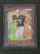 2025 Panini Prizm #251 Clay Matthews Jr. Purple Shimmer #/15