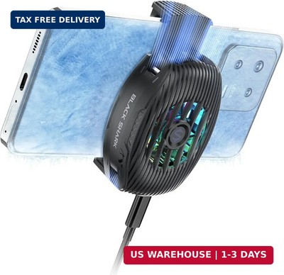 Black Shark Phone Cooler for Gaming FunCooler 5 NEO, Wired Mobile Phone Cooling