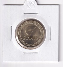 AUSTRALIAN: 2023 $1 AFL TEAM GWS GIANTS UNC COIN IN 2X2 HOLDER #6484