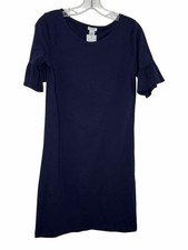 J Crew Size X- Small Navy Pre-Owned Dress- Ladies
