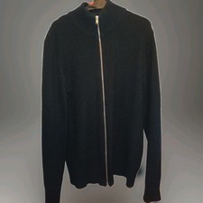 George Men Jumper siz L 42-44cm black turtleneck casual kinitted winter pullover