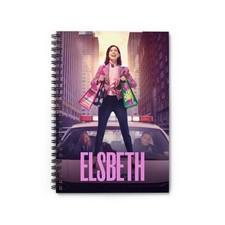 Elsbeth Spiral Notebook, TV Fan Journal, Ruled Line, Writing Journal, Stationery