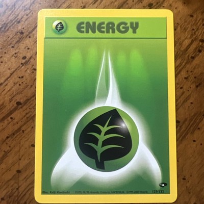 Pokemon Gym Challenge Set COMMON Grass Energy 129/132 - LP-NM unlimited 