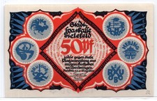 1921 Germany Bielefeld Notgeld 50 Pfennig Note (3243)