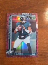 2025 Topps Chrome Football - Jalen Hurts Leather Refractor