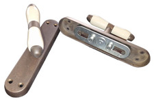Maniglia Cremonese per Finestre Balconi Infissi Legno Ceramica Bronzo FERREMI