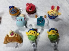 DISNEY WORLD MUNCHLINGS PLUSH MIXED LOT OF 8 PLUSHIES FOODS