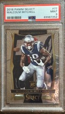 2016 PANINI SELECT MALCOLM MITCHELL CHROME RC ROOKIE  # 77 PSA 9