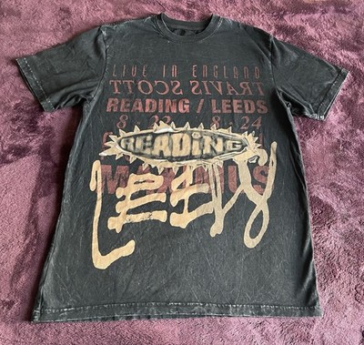 Travis Scott Live in England Reading/Leeds Concert 2025 Shirt-M-Vtg Wash-Merch