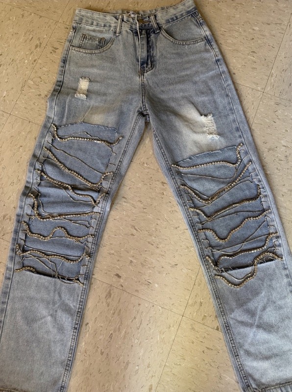 Kiwi Rhinestone Jeans Women's Size Small