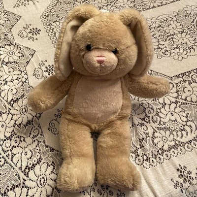 Build A Bear Vanilla Cream Bunny Plush 18'' 2012 Stuffed Rabbit Tan RETIRED