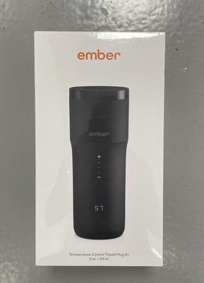 Brandneu und werkseitig versiegelt Ember Temperaturkontrolle Reisebecher 2+ in schwarz.