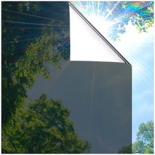 Coavas One Way Window Privacy Film Heat Control UV Block Tint 45" x 13ft Black