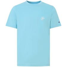 TOMMY HILFIGER - T-shirt verde acqua per uomo