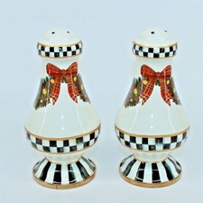 MacKenzie-Childs EVERGREEN Enamel Salt & Pepp...