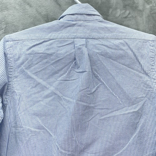 Ralph Lauren shirt Men size medium slim fit stretch oxford stripe work office - Picture 13 of 15