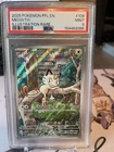 2025 POKEMON PFL EN-PHANTASMAL FLAMES ILLUSTRATION RARE #106 MEOWTH PSA 9