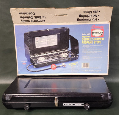 RARE VINTAGE Century Primus Regulated Deluxe 2- Burner Propane