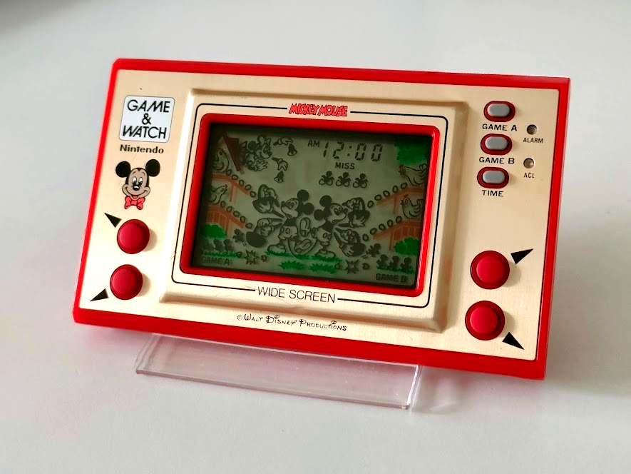 Nintendo MC-25 Game and Watch Mickey Mouse LSI Japan Tested Used