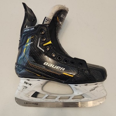 Bauer Supreme M5 Pro Senior Ice Hockey Skates Size 2.5 Black/Yellow, Pair