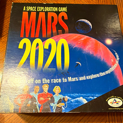 Aristoplay Mars 2020 Space Board Game Complete w/ Dice