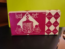 Vintage 1950's Medco Host-S-Set Salt/Pepper/Sugar