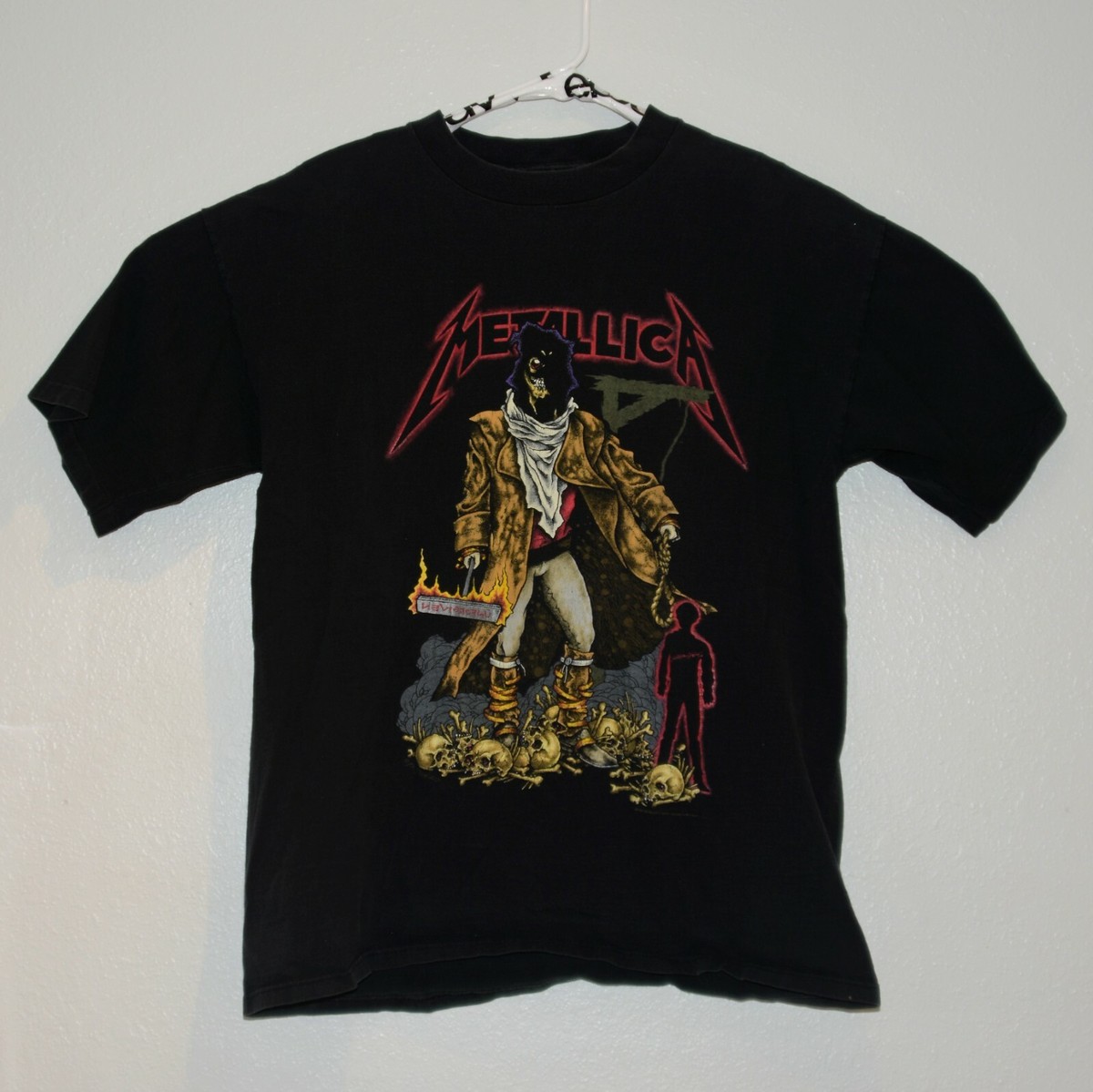 90’s LLICA メタリカ Vintage Tour T-Shirt METALLICA Vintage 90's Tour T Shirt Men's Sz XL Cotton Single
