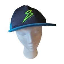 Tommy Bahama Kids Lightening Bolt Blue and Green Adjustable Baseball Cap NWT