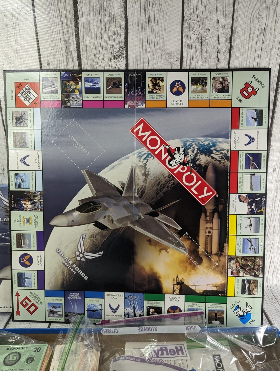 Monopoly U.S. Air Force Edition - Missing 1 Community Chest Card